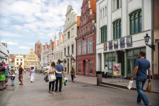 Krämerstraße in Wismar (© TZW/Hansestadt Wismar/A. Rudolph)