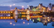 Nachtpanorama Stettin (© Mike Mareen-fotolia.com)
